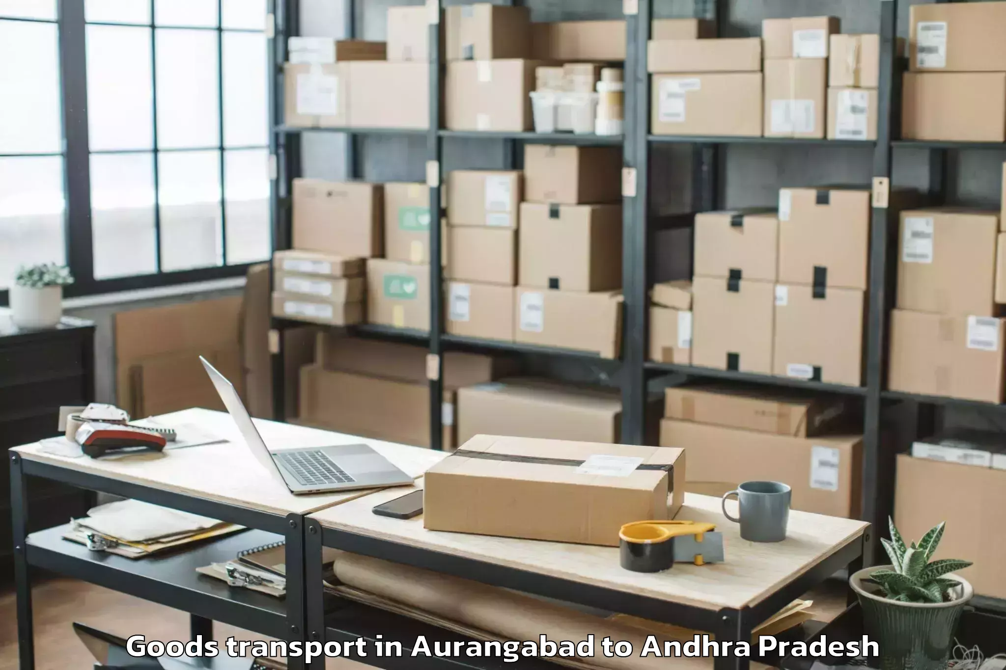 Top Aurangabad to Sullurpeta Goods Transport Available